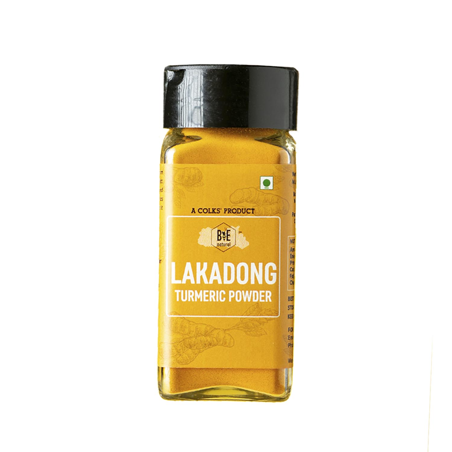 BEE NATURAL Lakadong Turmeric Powder 60g
